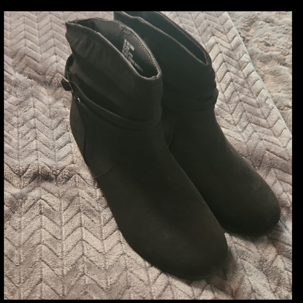 St. John's Bay Black Ankle Booties Stylish and Versatile